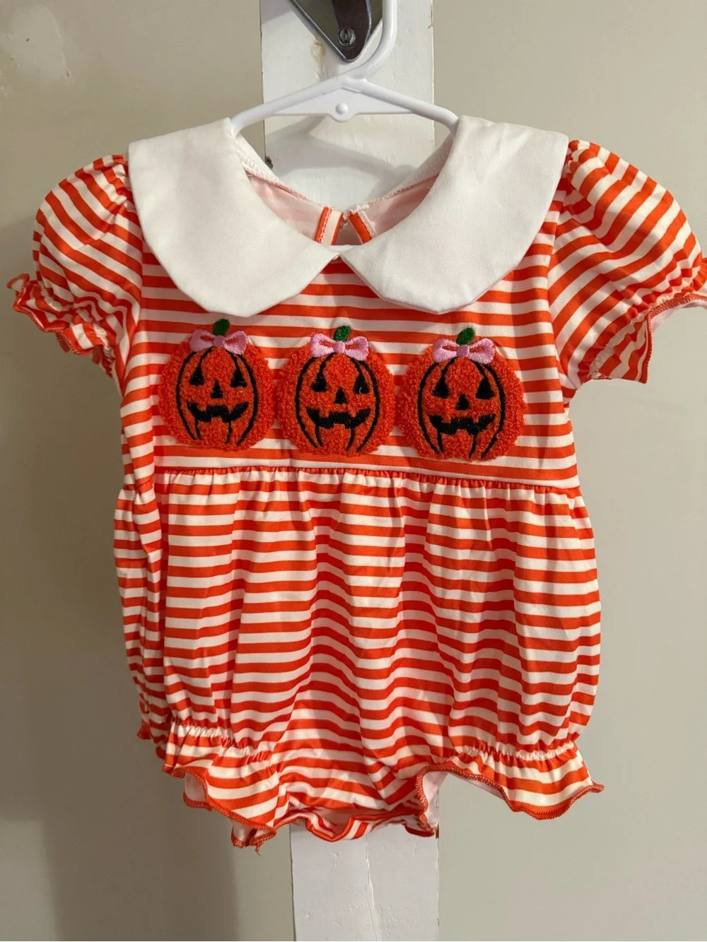 New Girl’s Halloween Bubble Romper